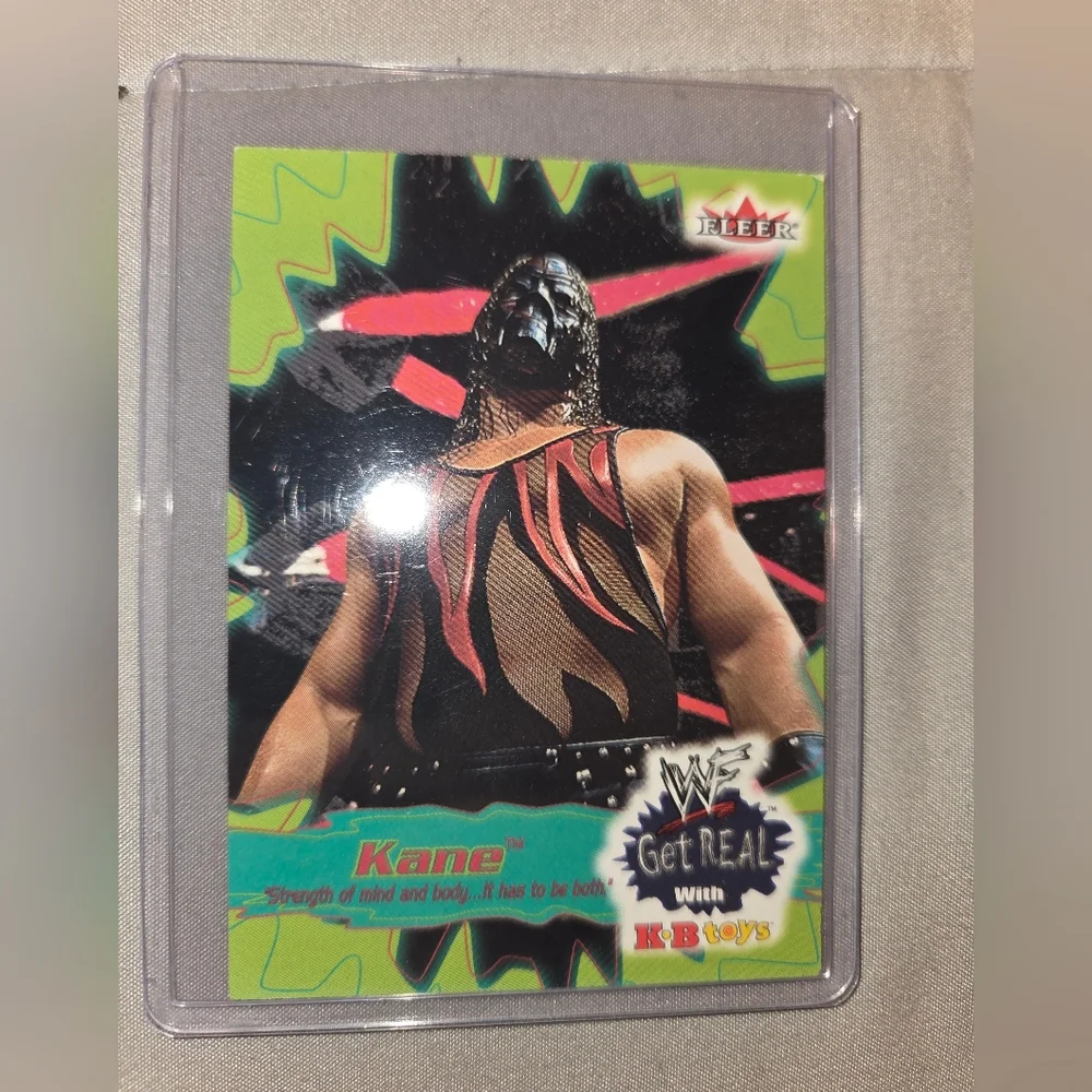 KANE - 2001 Fleer - WWF Get Real With KB - TRADING CARD
